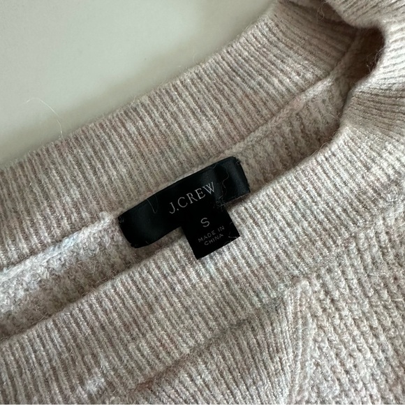 J.Crew Waffle crewneck Sweater in Supersoft Yarn Size S-C32 - Picture 3 of 6